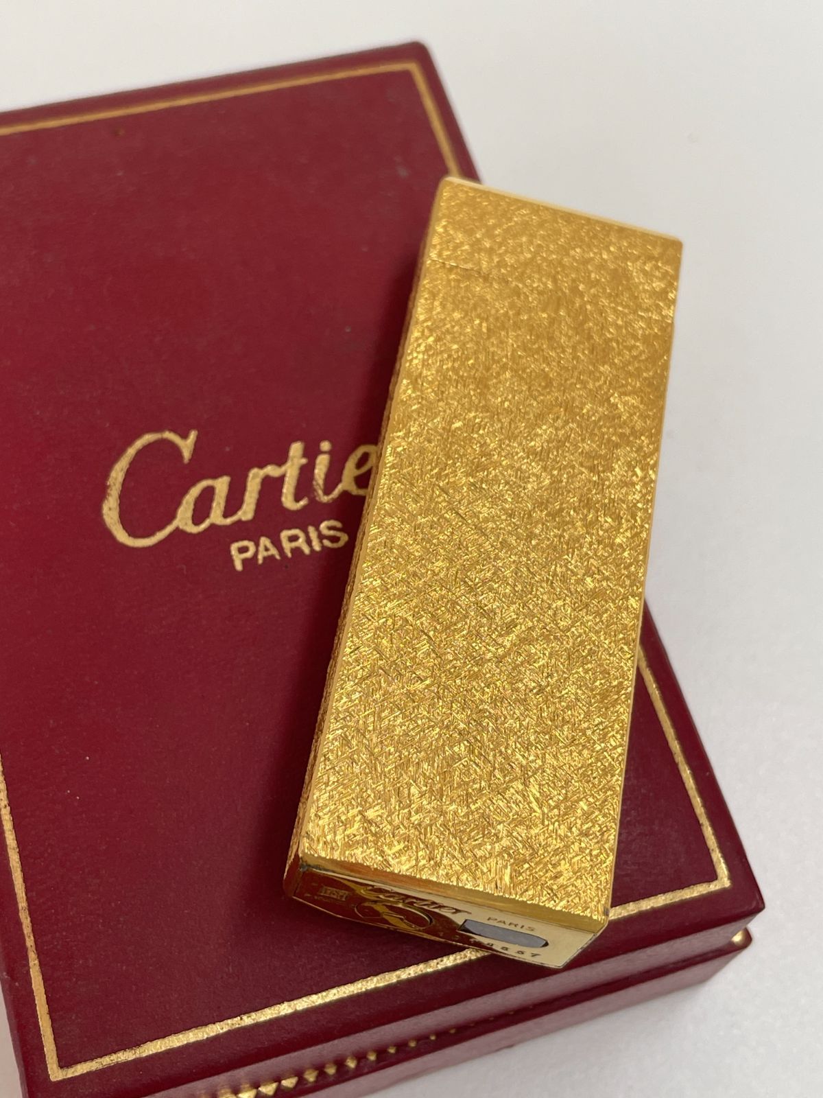 D ヴィンテージ カルティエ ガスライター Cartier 喫煙具 ブランド アンティーク ゴールド タバコグッズ