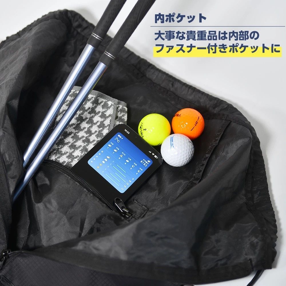 フードなし】ゴルフクラブ バックパック リュック クラブ ゴルフバッグ