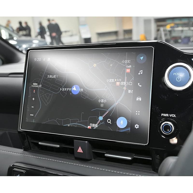 ruiya PET製フィルム 2022新型 トヨタ ヴォクシー90系 専用 ナビ 保護フィルム 10.5インチ 新型ヴォクシー 90系 ディスプレイ フィルム 10.5インチナビフィルム 汚れ防止 4H 貼付簡単 2枚入り カスタ