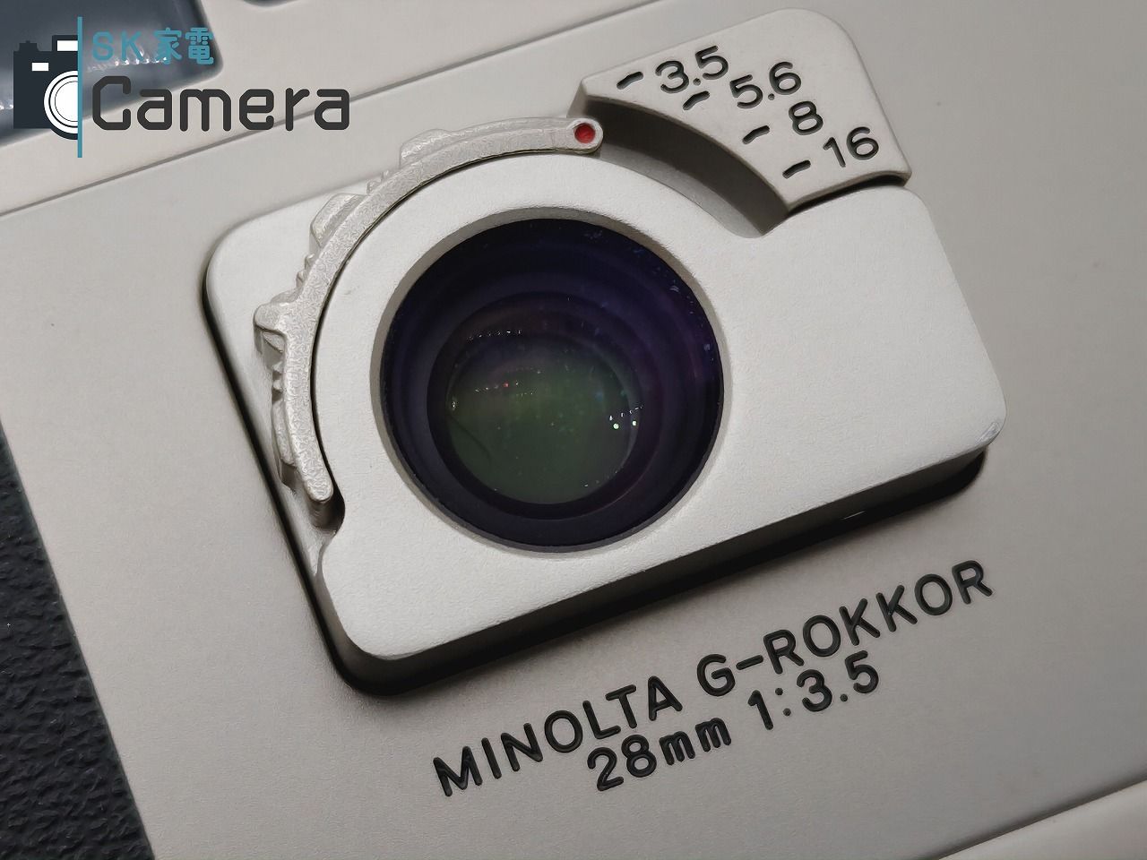 MINOLTA TC-1 G-ROKKOR 28ｍｍ F3.5 ケース付 ミノルタ コンパクトフィルムカメラ 美品 - メルカリ