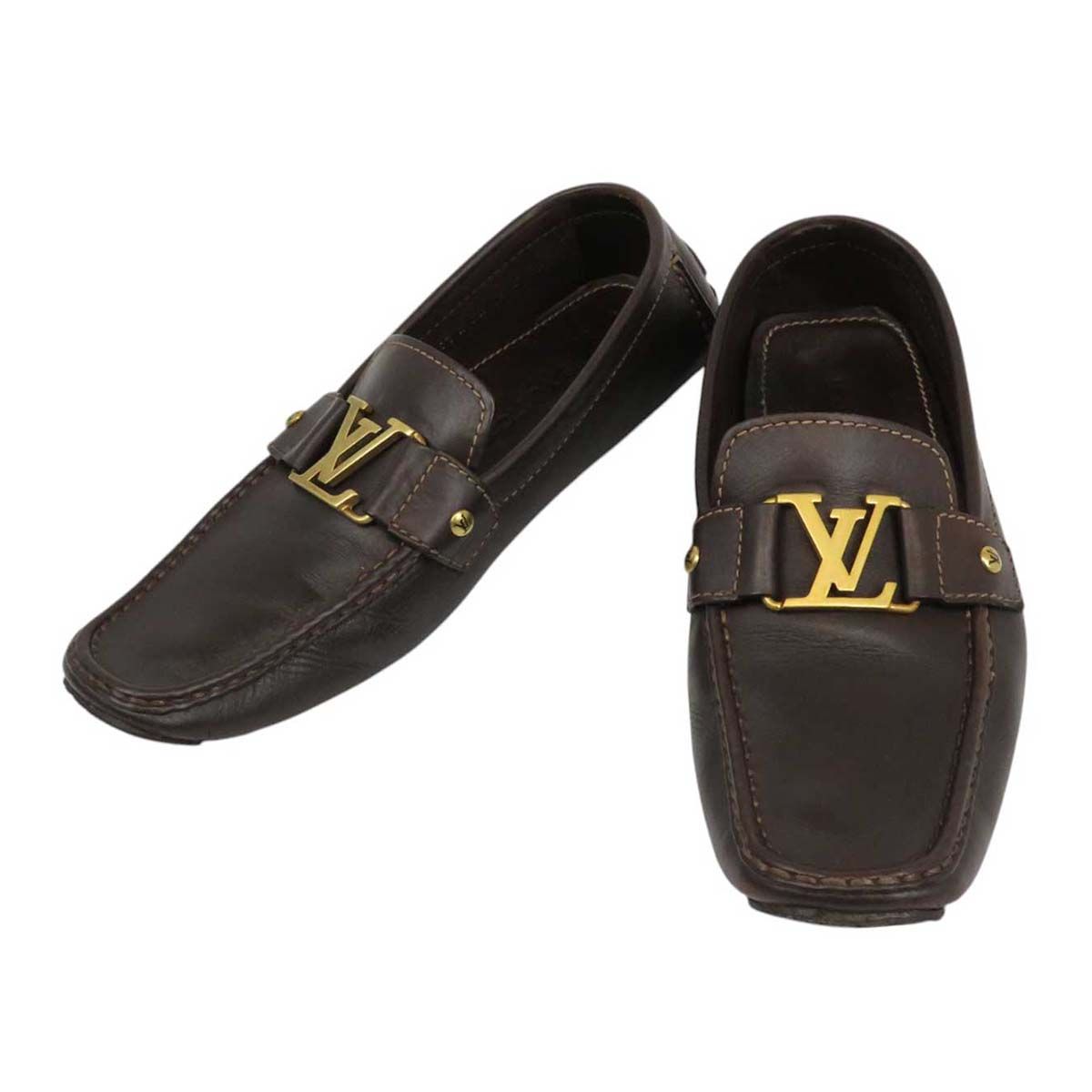 ルイヴィトン ドライビングシューズ ブラウン レザー 楽天市場】LOUIS VUITTON ルイ ヴィトン ドライビングシューズ