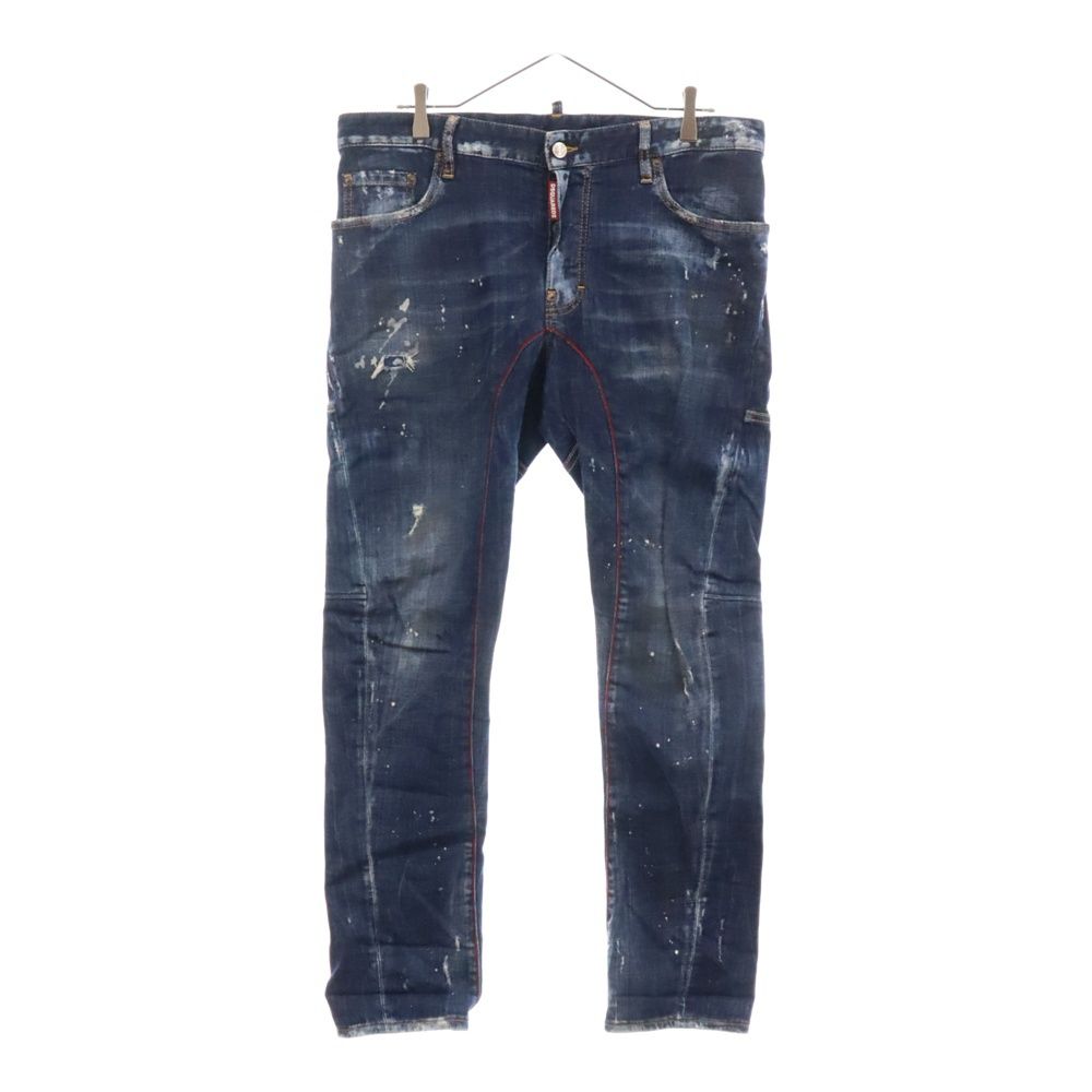 DSQUARED2 (ディースクエアード) 18AW Tidy Biker Jean ダメージ