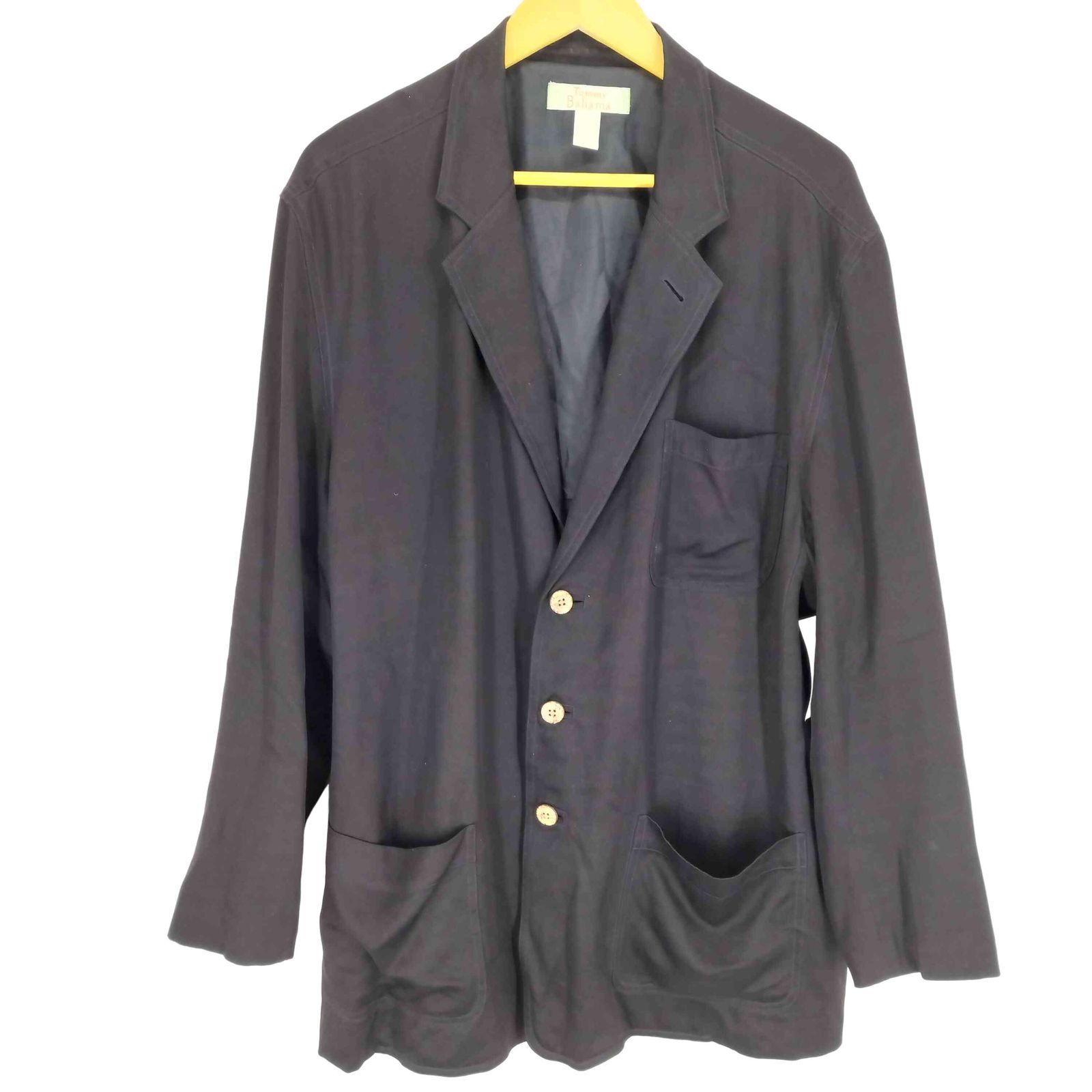 トミーバハマ Tommy Bahama 90s ウッドボタン 3b シルクジャケット メンズ JPN：L 