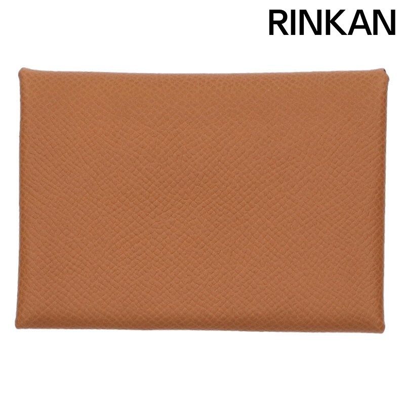 エルメス カルヴィ デュオ B刻印 レザーコインケース メンズ