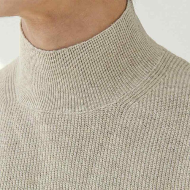 秋冬 メンズ 服 シンプル ファッション オシャレ 大人 かっこいい 大きいサイズ ストリート 紳士服 ハーフ タートルネック セーター 韓国スタイル 無地 セーター トップス