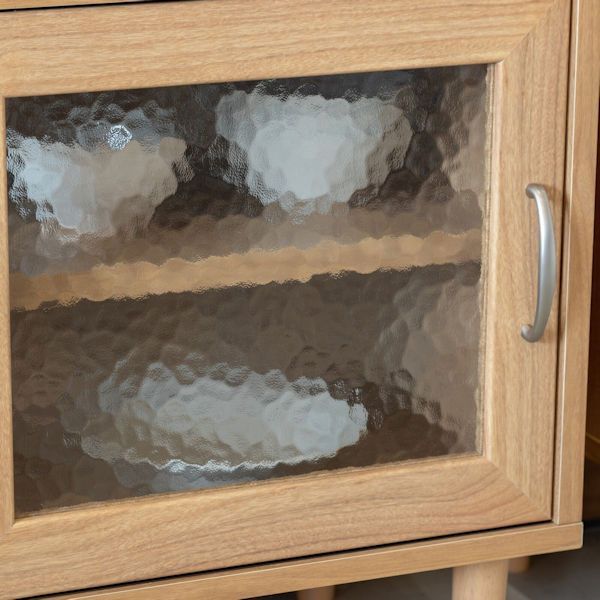 北欧風キャビネット サイドボード 食器棚 リビング収納（481）