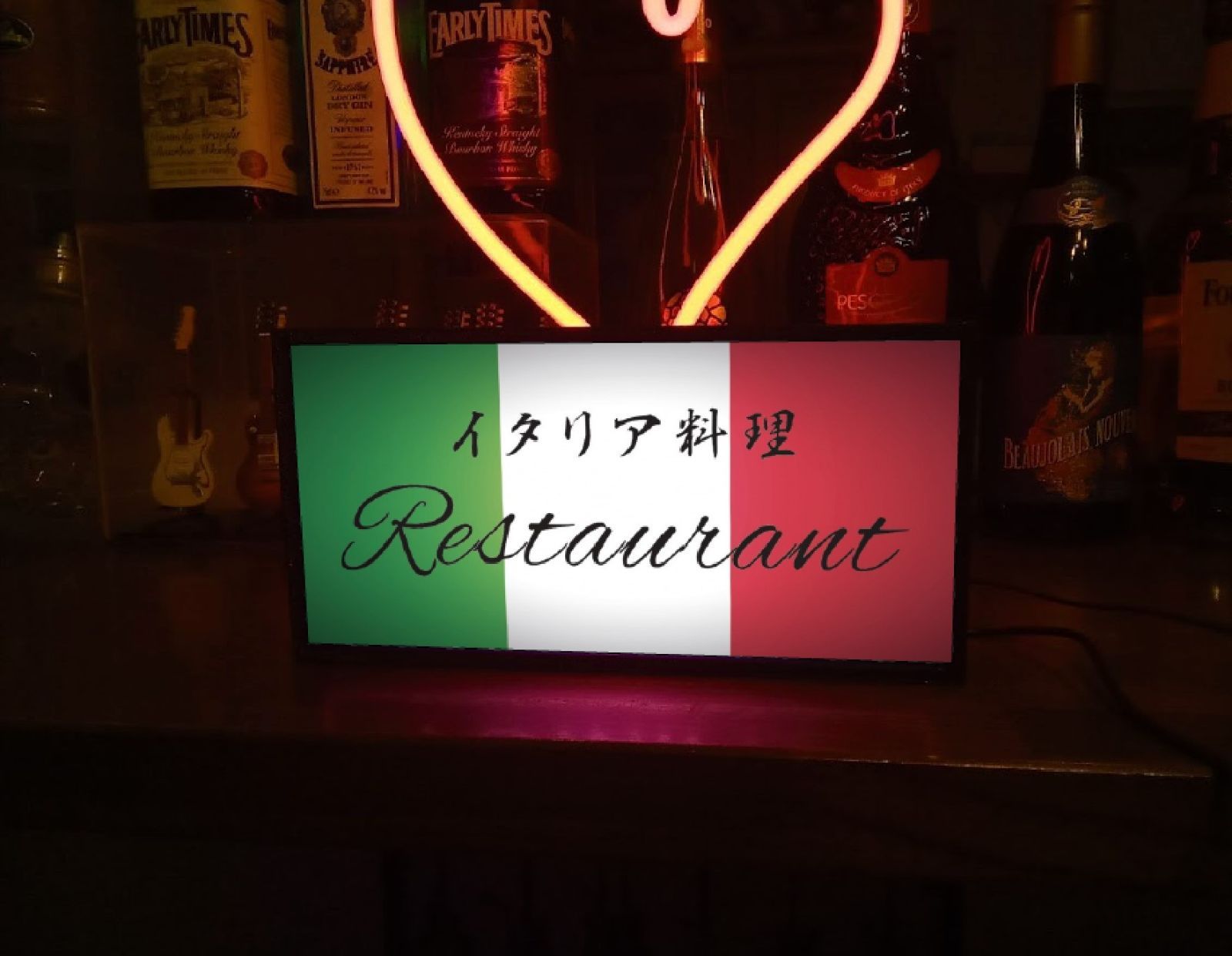 イタリア料理 自宅 イタリアン パーティー レストラン 看板 置物