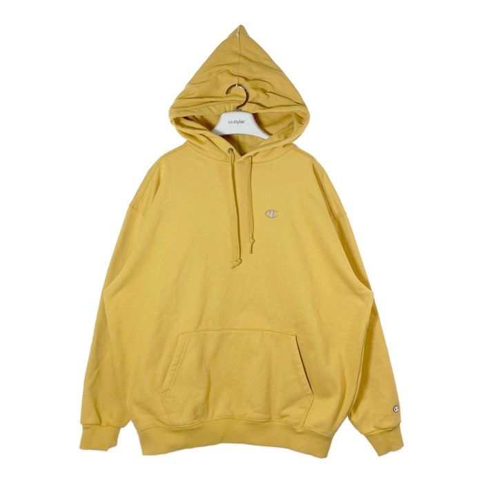 新品 Champion スーパーフーディ S2202 イエロー USサイズXXL ☆Champion チャンピオン S2202 スウェット プルオーバーパーカー