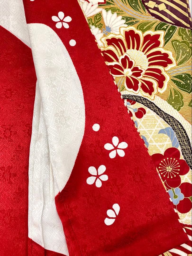 振袖 豪華 金駒 金彩 紋意匠 身丈173cm 撥水加工済 - メルカリ