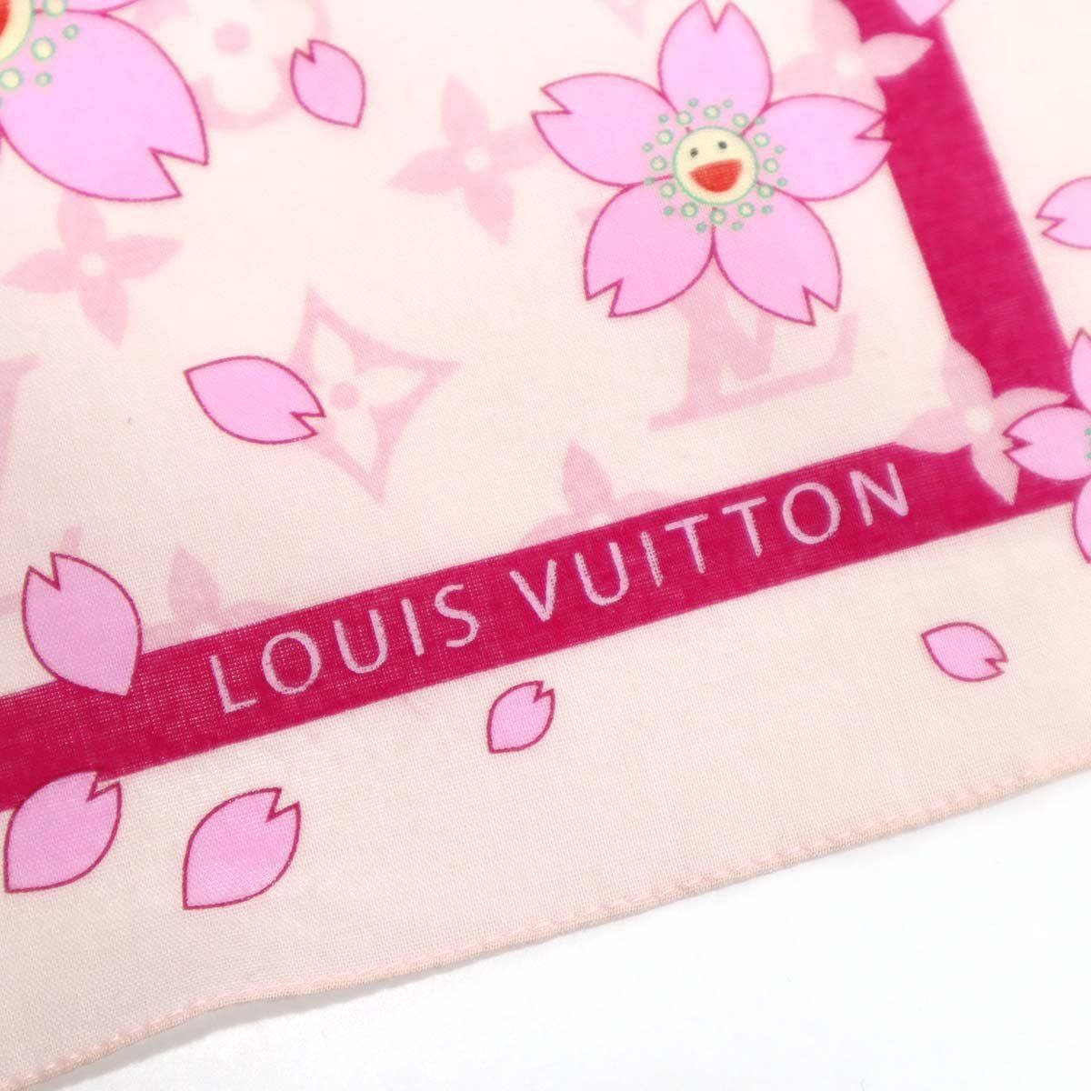 ルイ・ヴィトン村上隆コラボチェリーブロッサム桜バンダナスカーフ