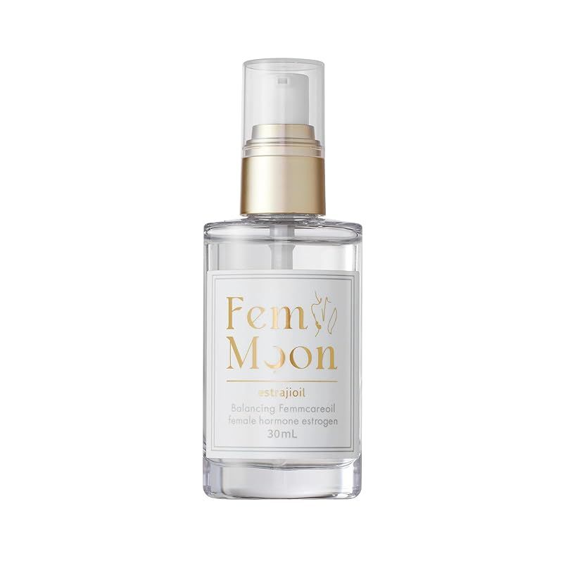 FemMoon フェムムーン ホルモンバランスの乱れ 更年期症状 専門医師監修 エストロゲン 女性ホルモン デリケートゾーントラブル 植物由来 無添加 無香料 美容オイル エイジングサイン 乾燥 痒み フェムケア 膣ケア ホホバオイル 薄 1