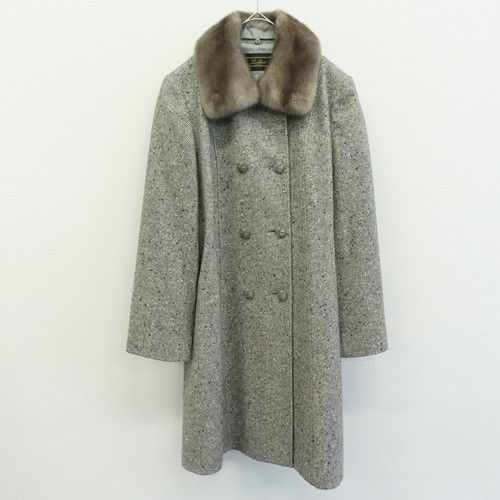 レリアン Leilian カシミヤ ミンク ファー コート アウター