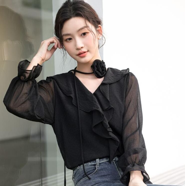 ブラウス バルーンスリーブ バルーン袖 バルーンブラウス