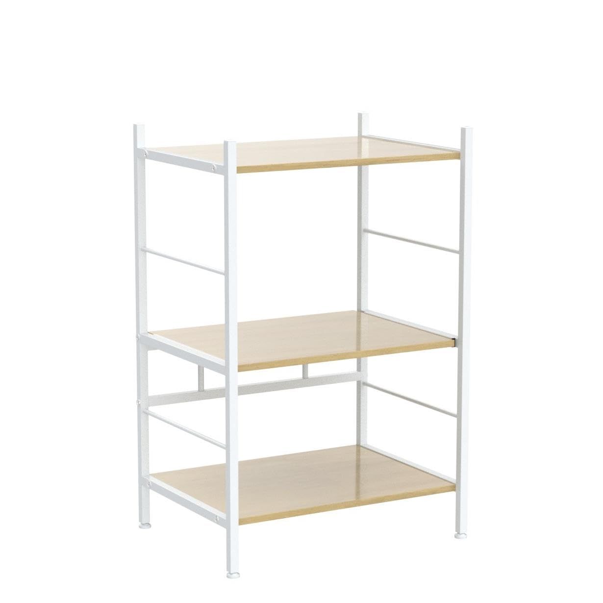 レンジ台 スライド棚 キッチンワゴン ラック 高さ88cm キッチンラック 大型レンジ対応 オープンラック 幅60cm スリム おしゃれ レンジラック ナチュラル タンスのゲン 49200002 80951