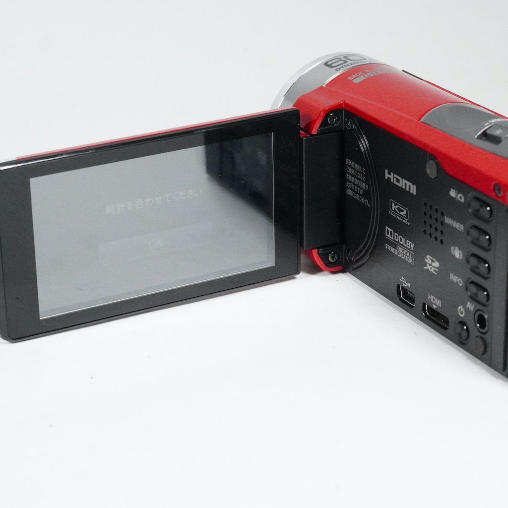 カメラ JVC ビデオカメラ Everio レッド GZ-E109-R 新品未使用