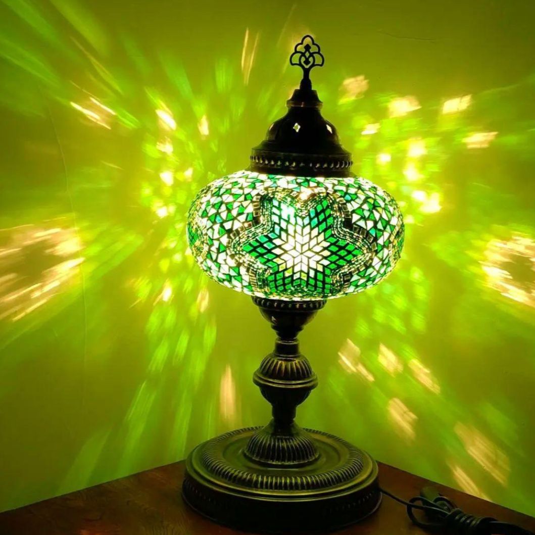 NEW＊トルコ製ハンドメイド モザイクランプ 大型