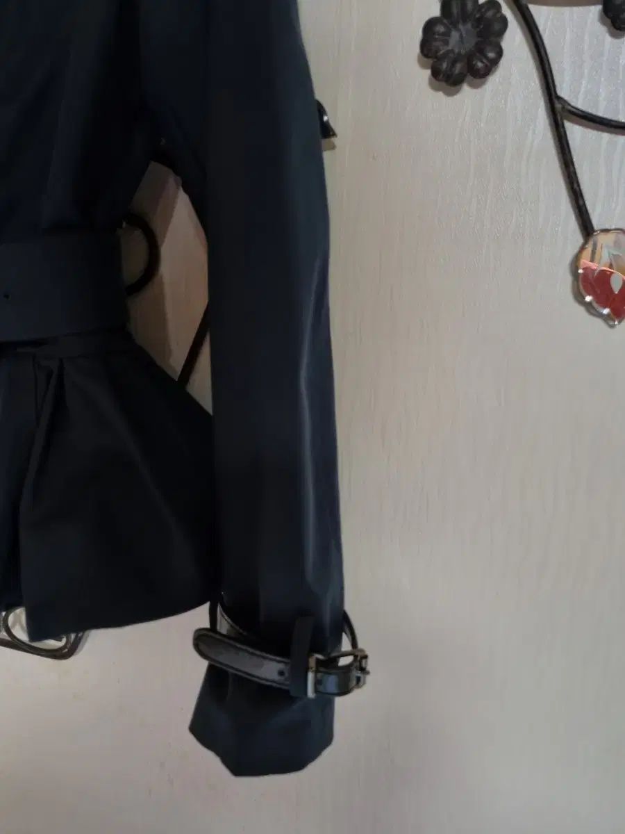 BURBERRY バーバリー ブリット ネイビー トレンチ コート 36