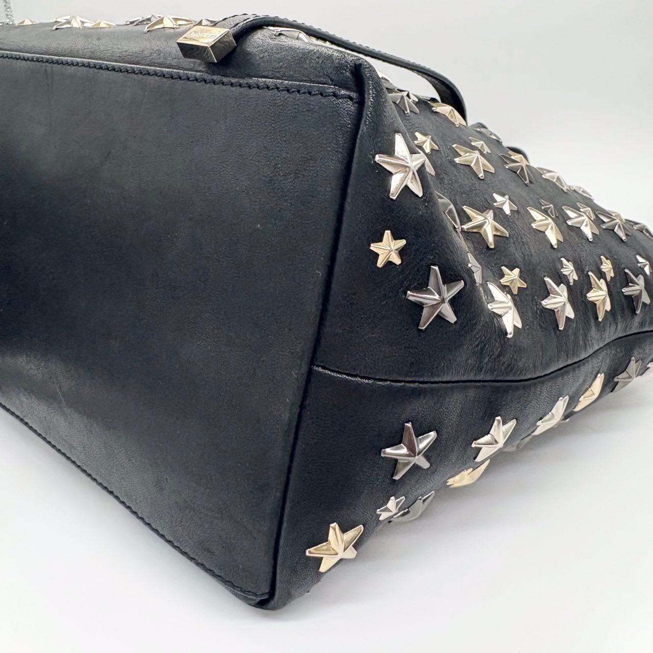 ジミーチュウ JIMMY CHOO 極美品 レザー バッグ ショルダーバッグ 