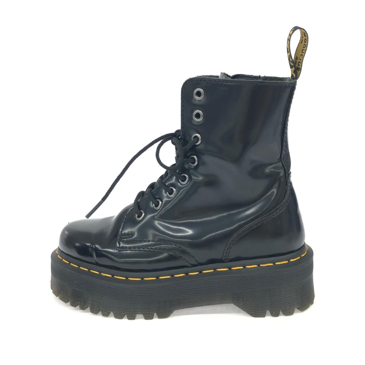 Dr.Martens JADON UK4 黒 厚底 8ホール サイドジップ Dr.Martens JADON 8ホール 厚底 サイドジップ ブーツ UK4 - メルカリ
