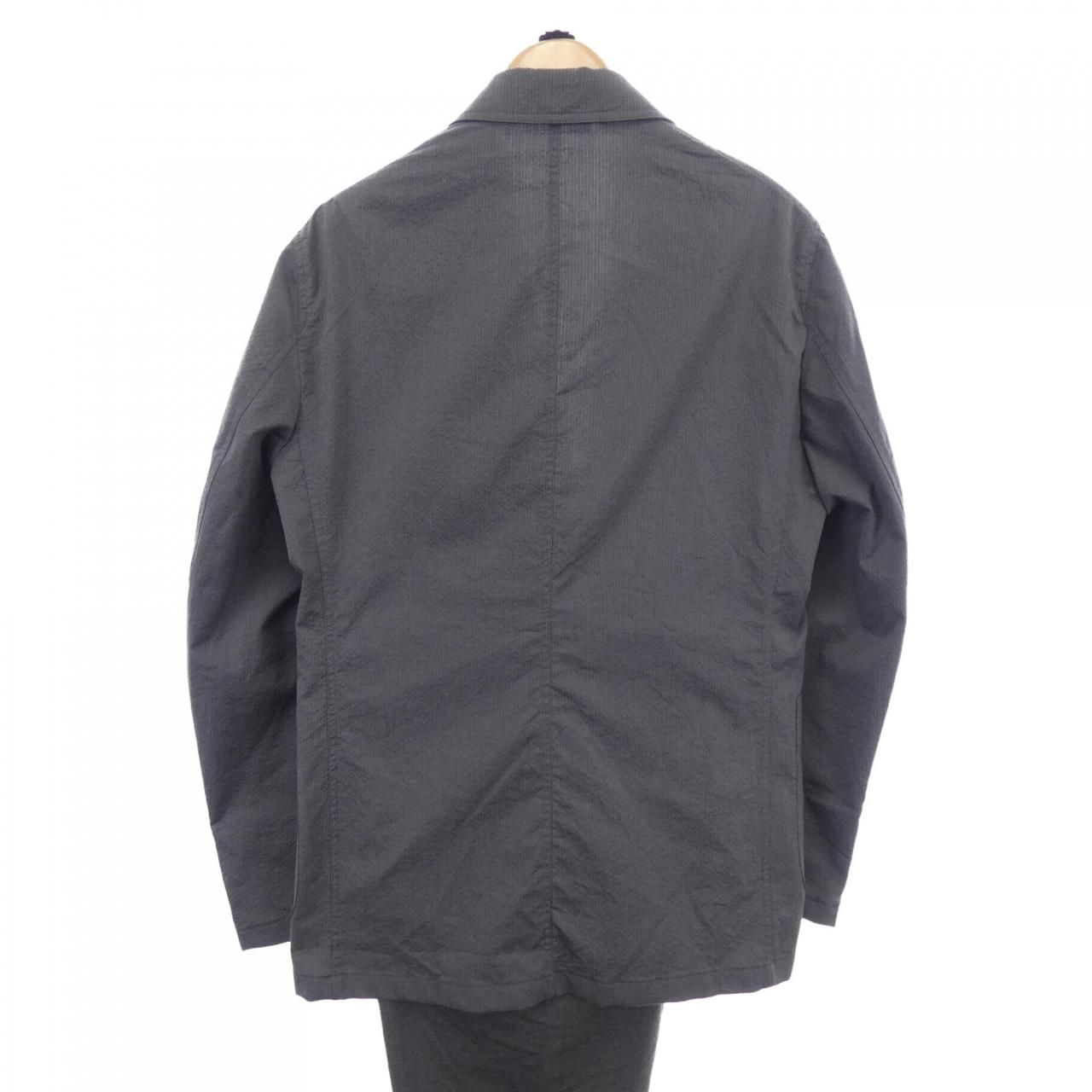 カルーゾ CARUSO スーツ CARUSO カルーゾ バタフライ ダブル ネイビー