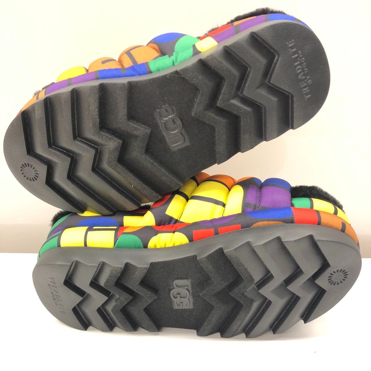 UGG アグ W PRIDE SLIDE Rainbow Logo プライドスライド レインボー 