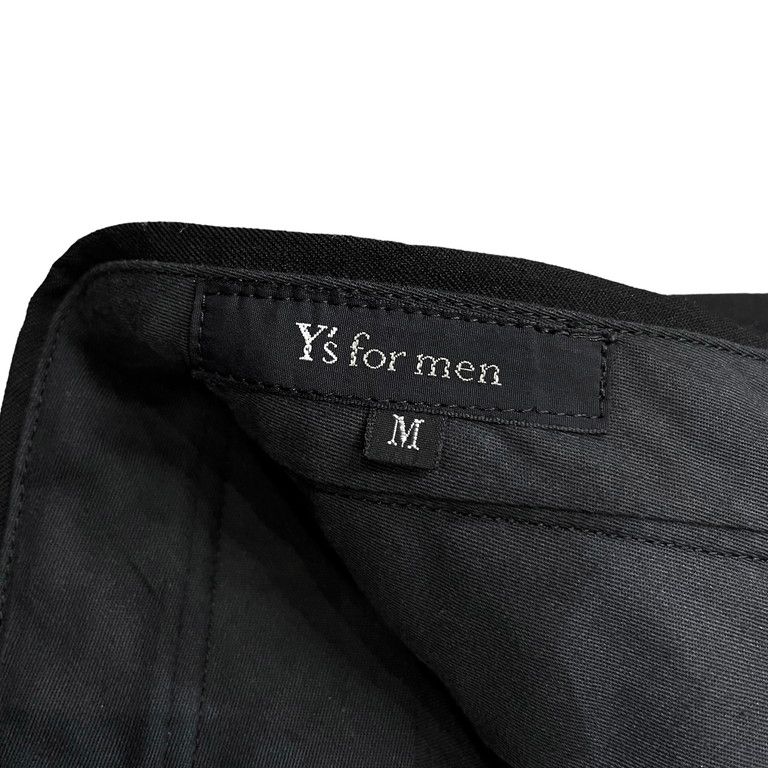 Y's for men パンツ ウールギャバ 黒 M - スラックス