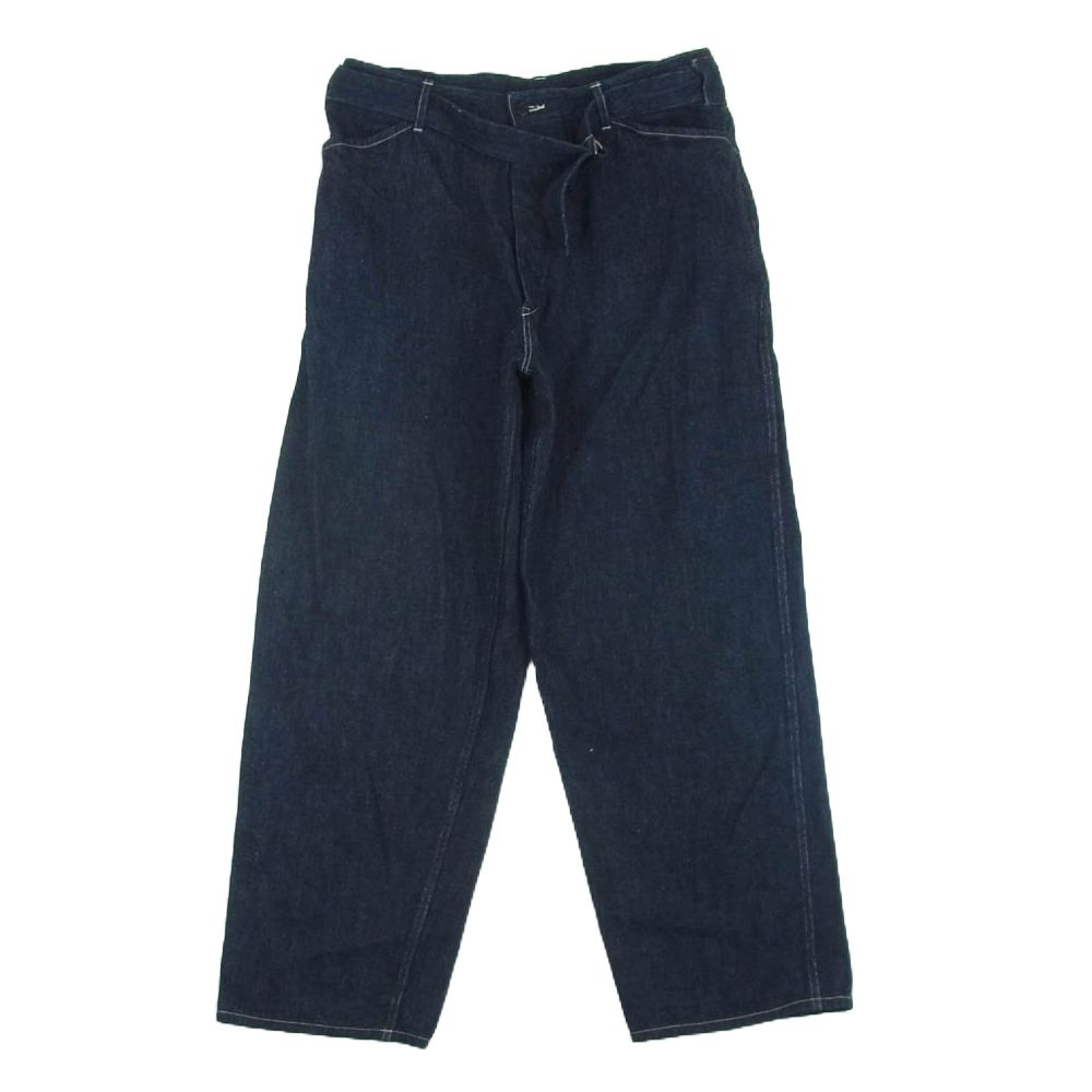 COMOLI コモリ 24AW A03-03001 デニム ベルテッド パンツ COMOLI コモリ 24AW A03-03001 デニム ベルテッド パンツ