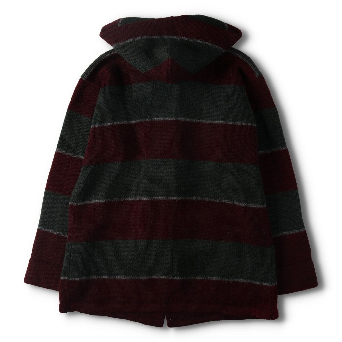 90s ラルフローレン ボーダー ニットカーディガン M ポロ シルク セーター