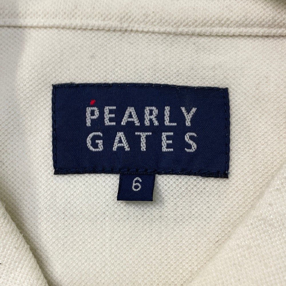 サイズ：6 PEARLY GATES パーリーゲイツ 長袖シャツ ボタンダウン