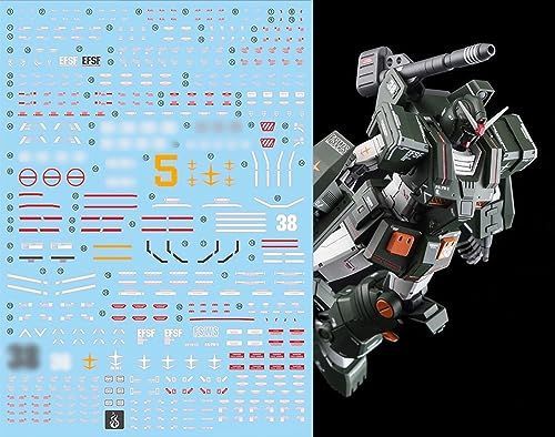 HG 1/144 FA-78-1 フルアーマーガンダム用 蛍光!! HG RG EG 1/144 ロボット MS 炎社ディテールアップ用水転写式デカール (HG 1/144 FA-78-1 フルアーマーガンダム用) [品]