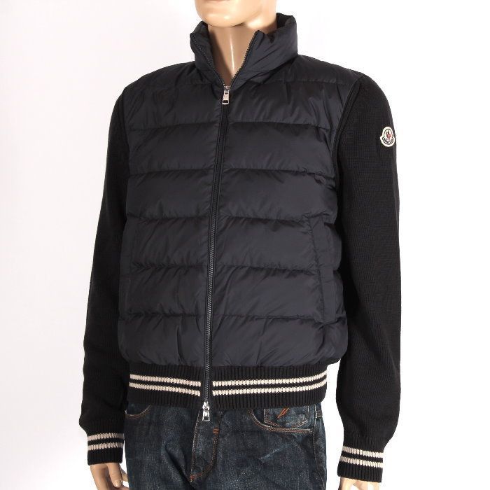 MONCLER モンクレール ニット切替 ダウンジャケット ネイビーブルー 9B00001 M1509 779 ロゴパッチ MAGLIA マグリア  カーディガン ジップアップ アウター トップス ブルゾン 長袖 メンズ【新品・未使用・正規品】売れ筋 - メルカリ