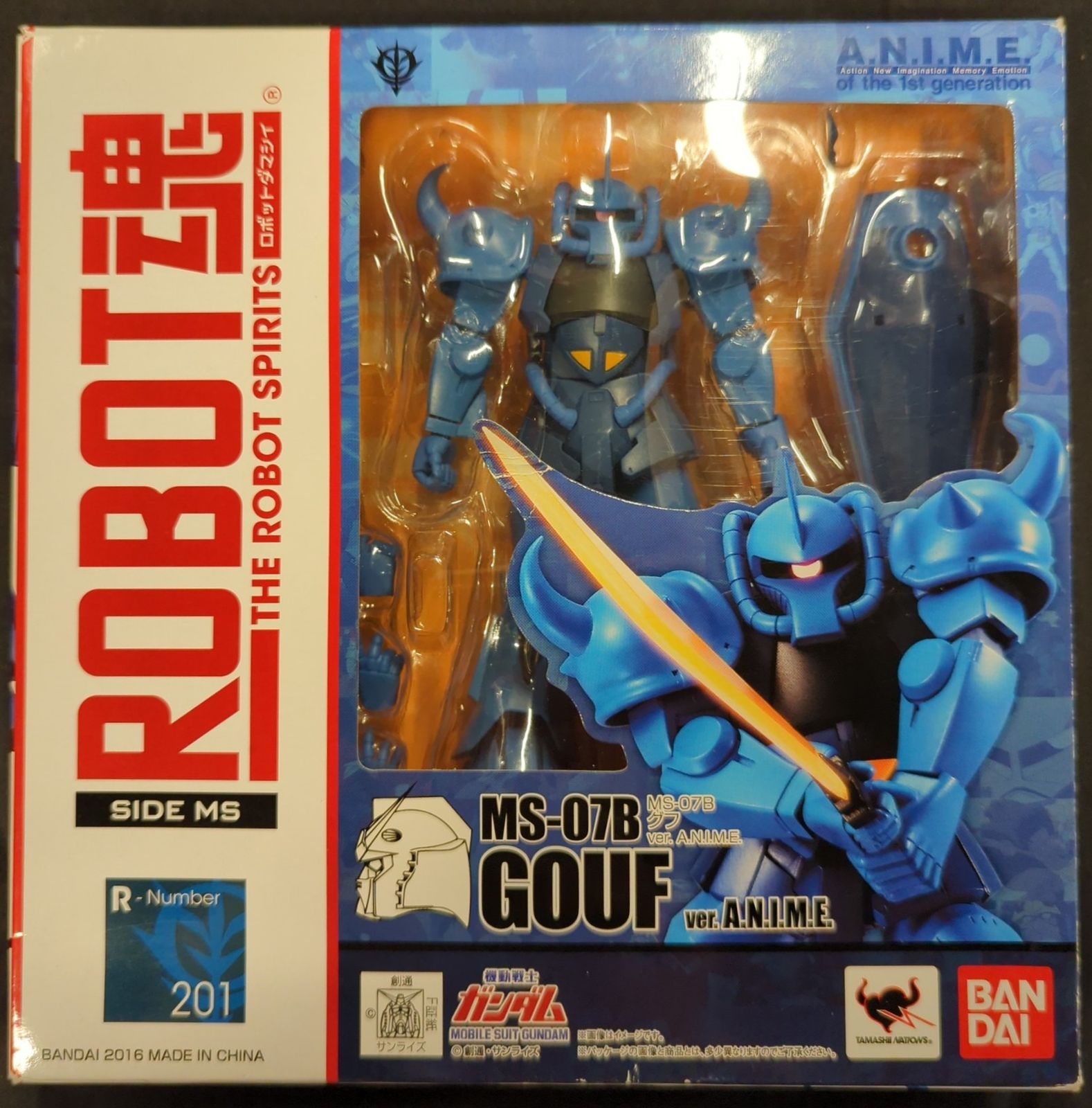 バンダイ ROBOT魂u003cSIDE MSu003e 機動戦士ガンダム グフ ver. A.N.I.M.E. 201