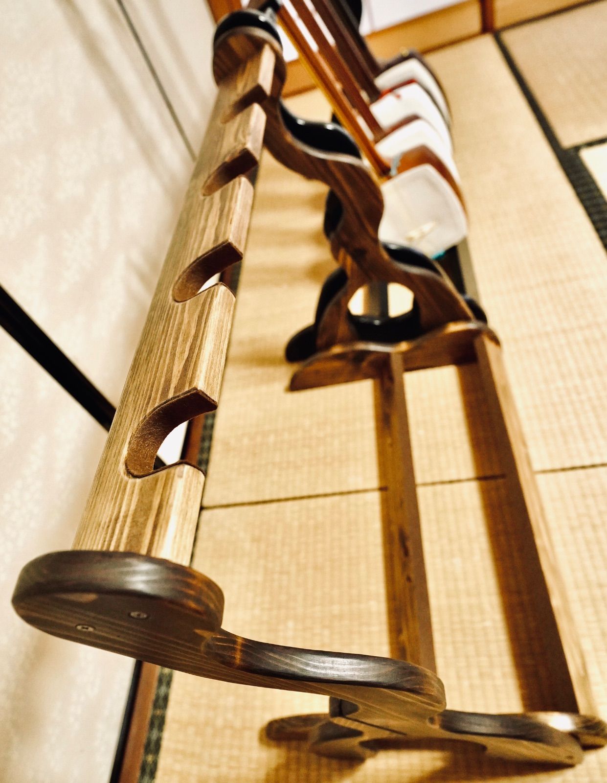 木製三味線スタンド