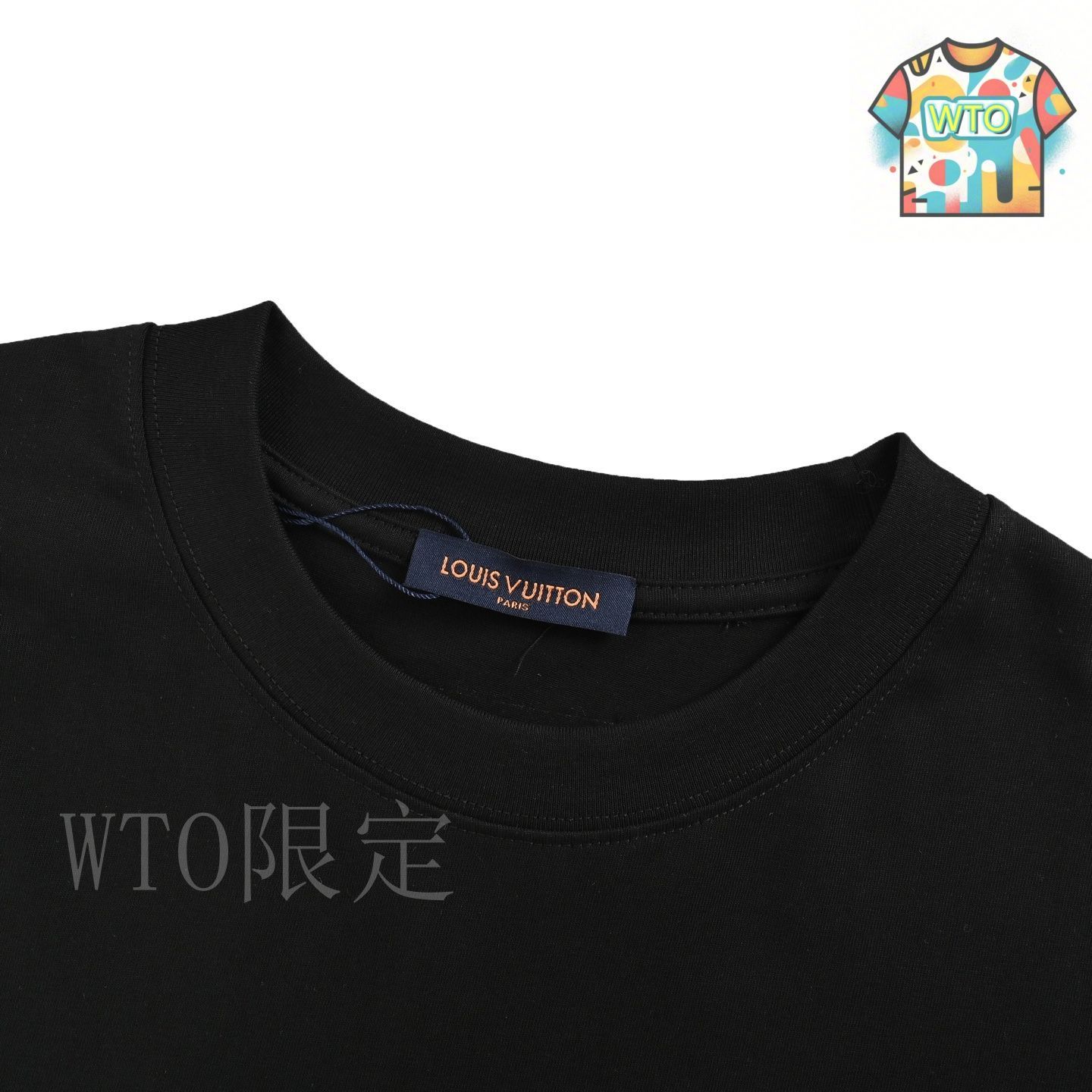 今日特価】Louis Vuitton 25ss 手描きカラーロゴグラフィティ T