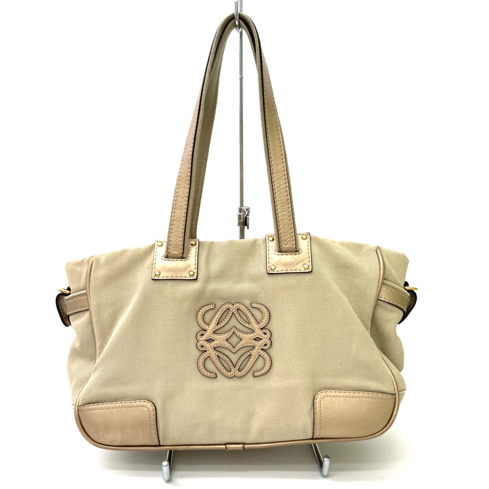 ?期間限定セール?【LOEWE】ロエベ トートバッグ ボルソ ベージュ 