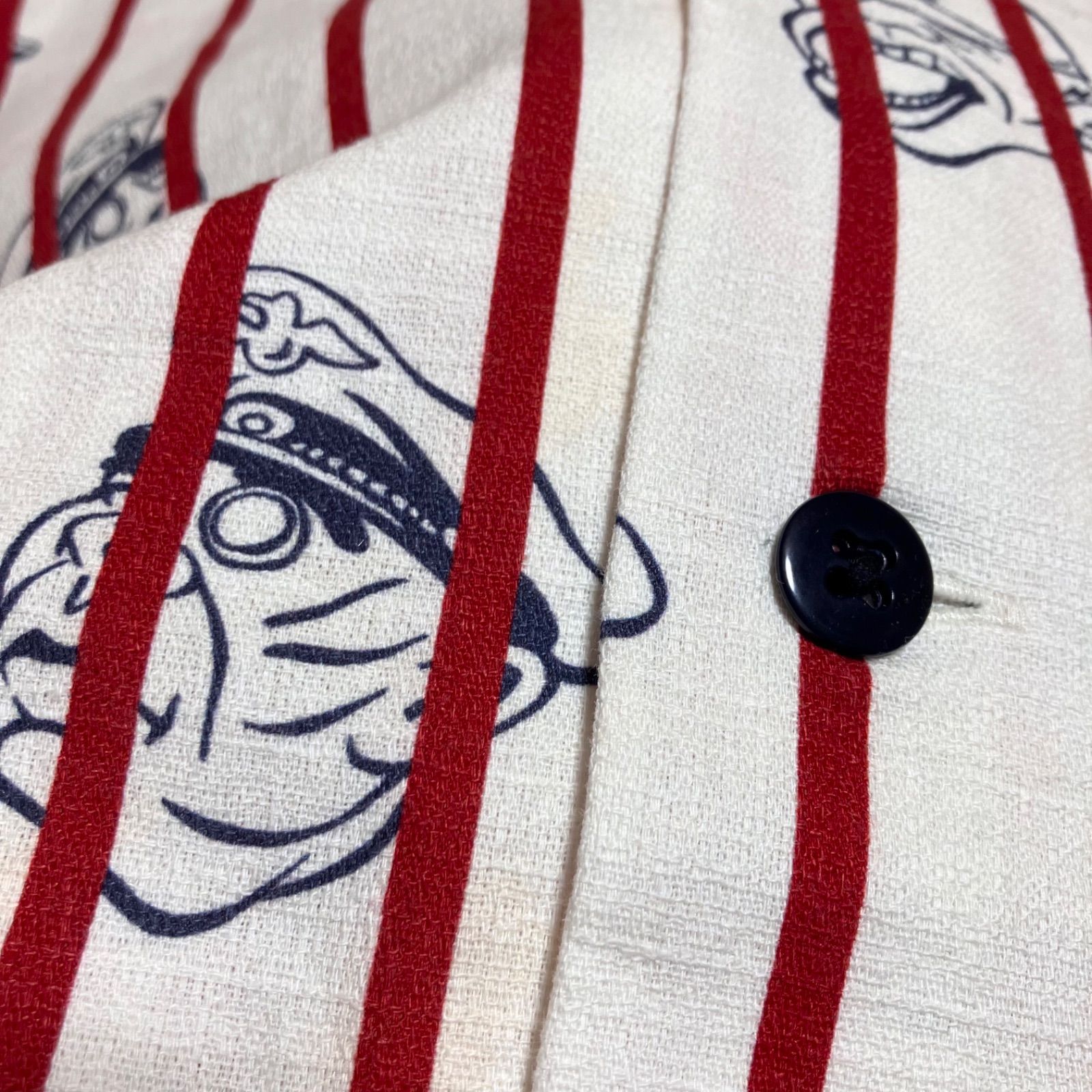 WEIRDO ウィアード セットアップ シアサッカー オープンカラー シャツ