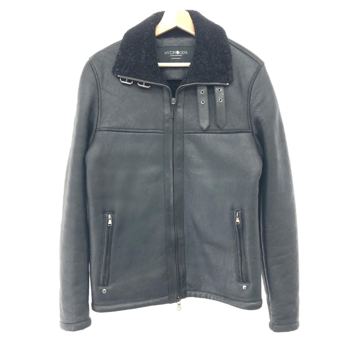 極美品 HYDROGEN ハイドロゲン シープスキン ムートンジャケット L 極美品 HYDROGEN ハイドロゲン シープスキン ムートンジャケット L