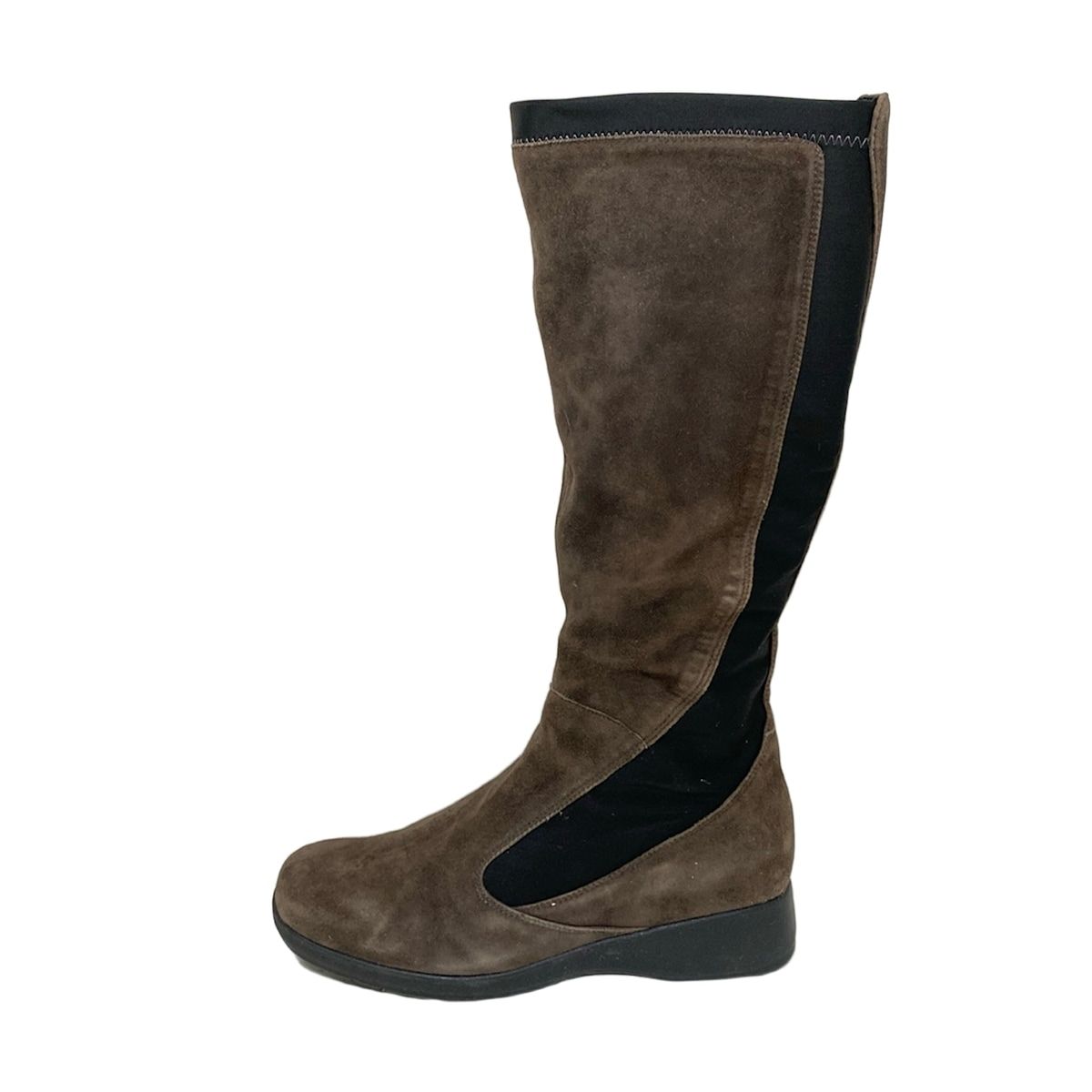 fitfit フィットフィット ブーツ 23 レディース - ダークブラウン×黒 インソール取外し可