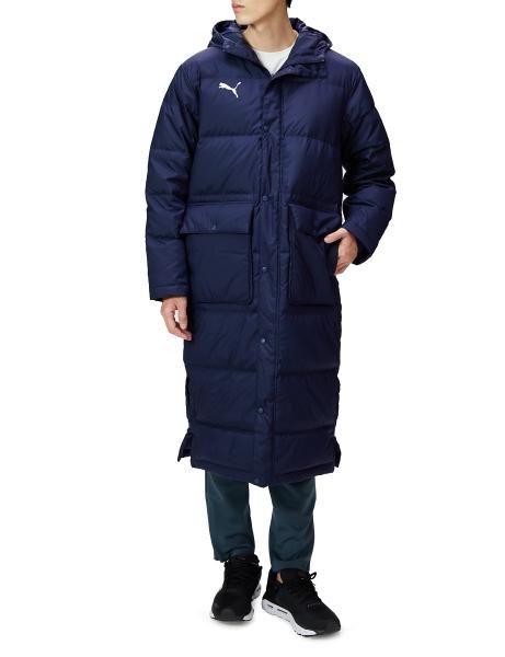 【新品・2営業日で発送】PUMA プーマ TEAMLIGA_ロングダウンコート (657736) 色 : PEACOAT サイズ : XXL 