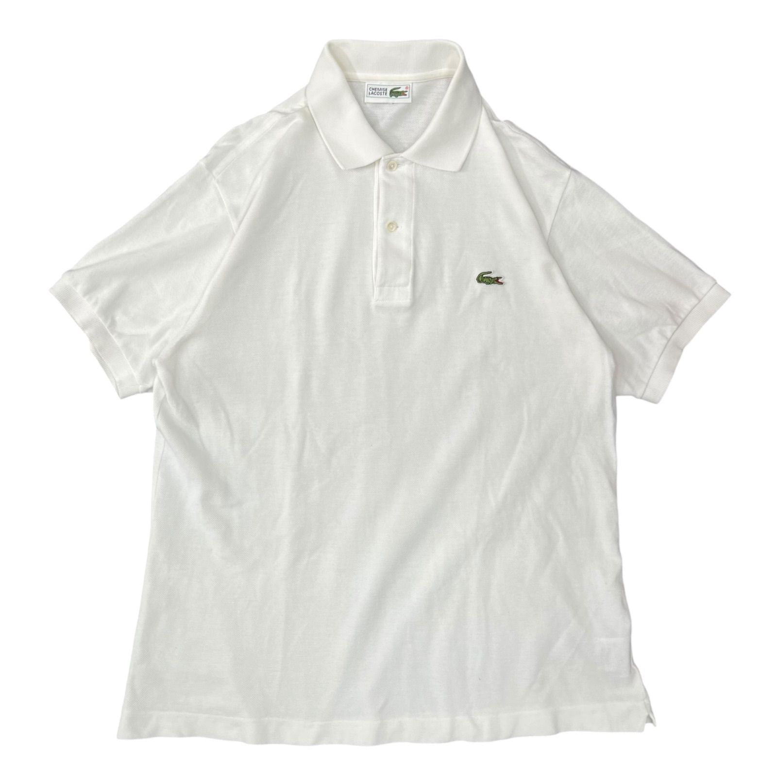 ラコステ ポロシャツ Chemise Lacoste ホワイト 4 XLサイズ ポロ 刺繍 