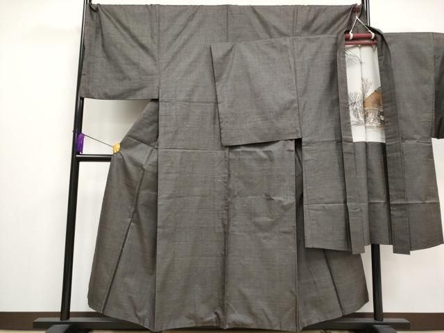 平和屋着物 上 男性 本場大島紬 アンサンブル キングサイズ 100亀甲 総詰め CYAA3143s5