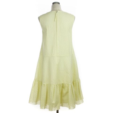 フォクシー FOXEY 美品 23年 Dress Cerisier ワンピース ノースリーブ 