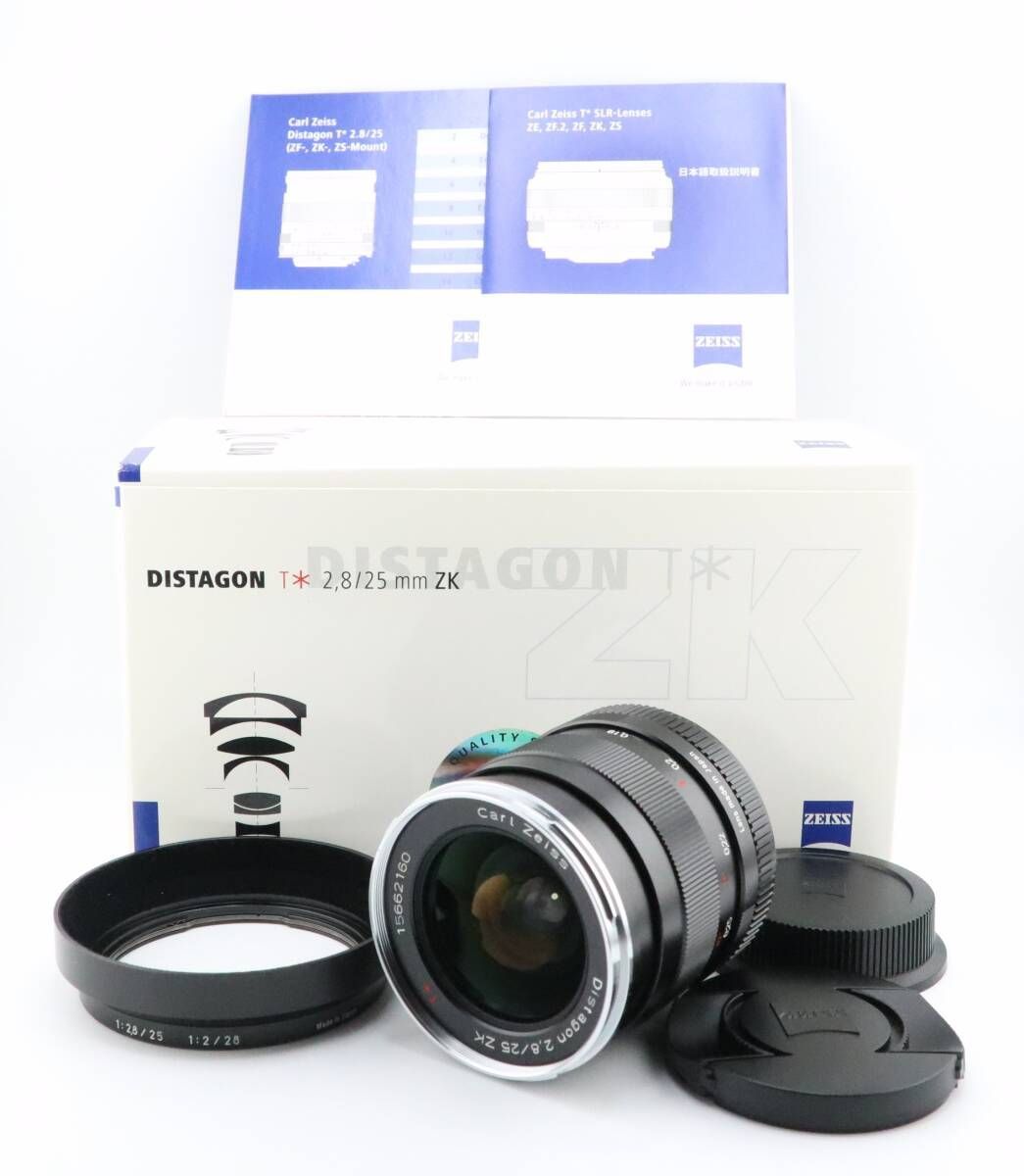 ☆良品☆カールツァイス Carl Zeiss Distagon 25mm F2.8 T* ZK 元箱