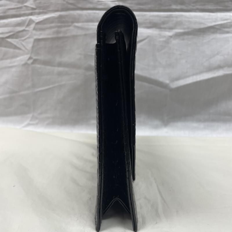 ブラック クロコ型押し