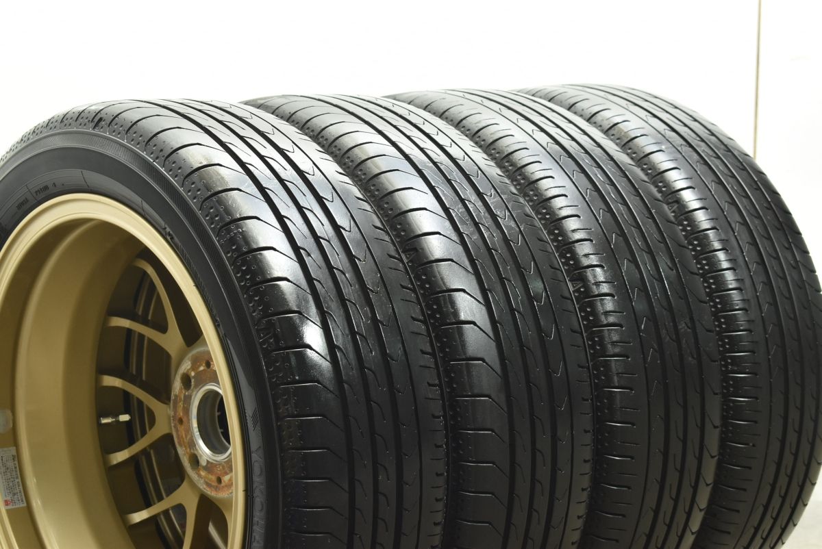 美品 鍛造品】BBS RP007 15in 5J +45 PCD100 ヨコハマ ブルーアース 