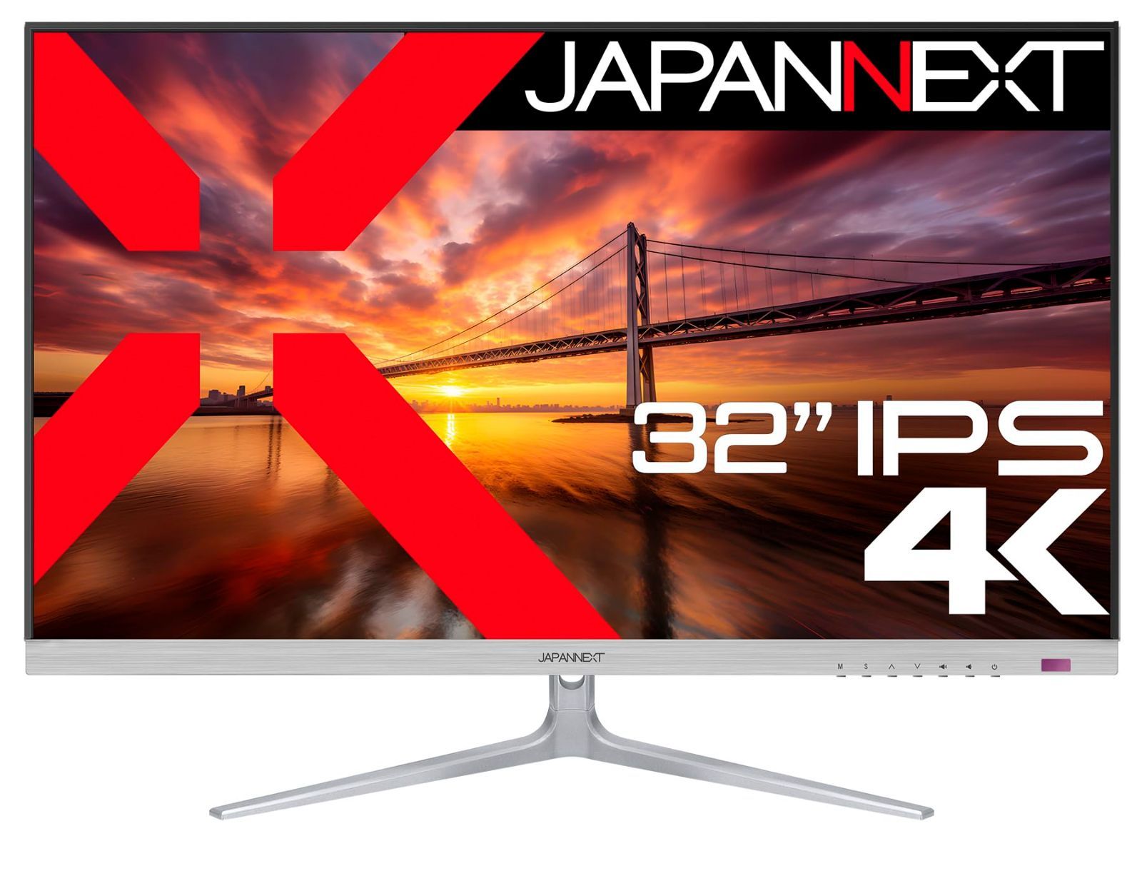 新着商品 IPS ディスプレイ 3840x2160解像度 UHD 4K スピーカー内蔵 ブルーライトカット モニター 32インチ JN-IPS321UHD JAPANNEXT