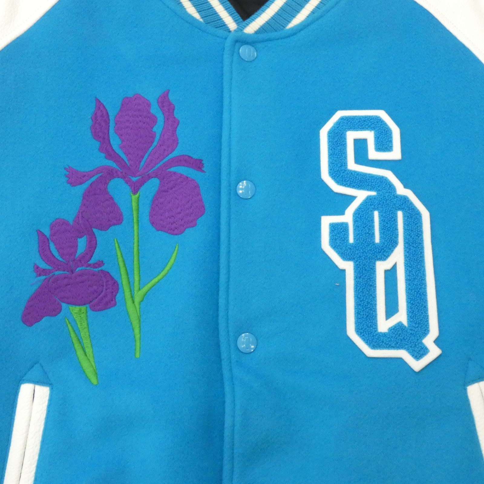 小牧店】SEQUEL シークエル 22AW VARSITY JACKET スタジャン SQ-22AW-JK-096 ブルー サイズ：XL  【I096-1010】 - メルカリ