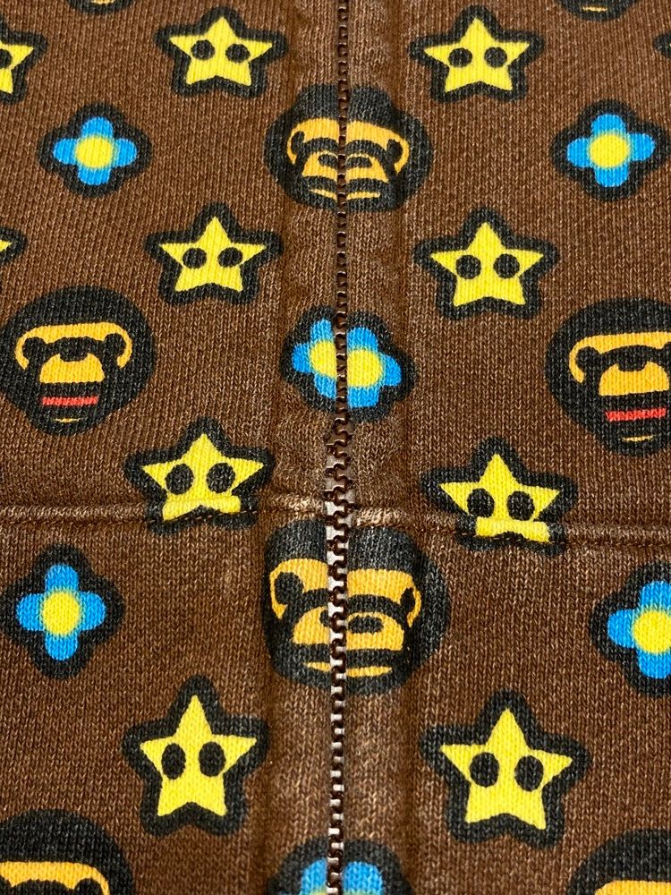 ア ベイシング エイプ A BATHING APE bape milo Monogram full zip