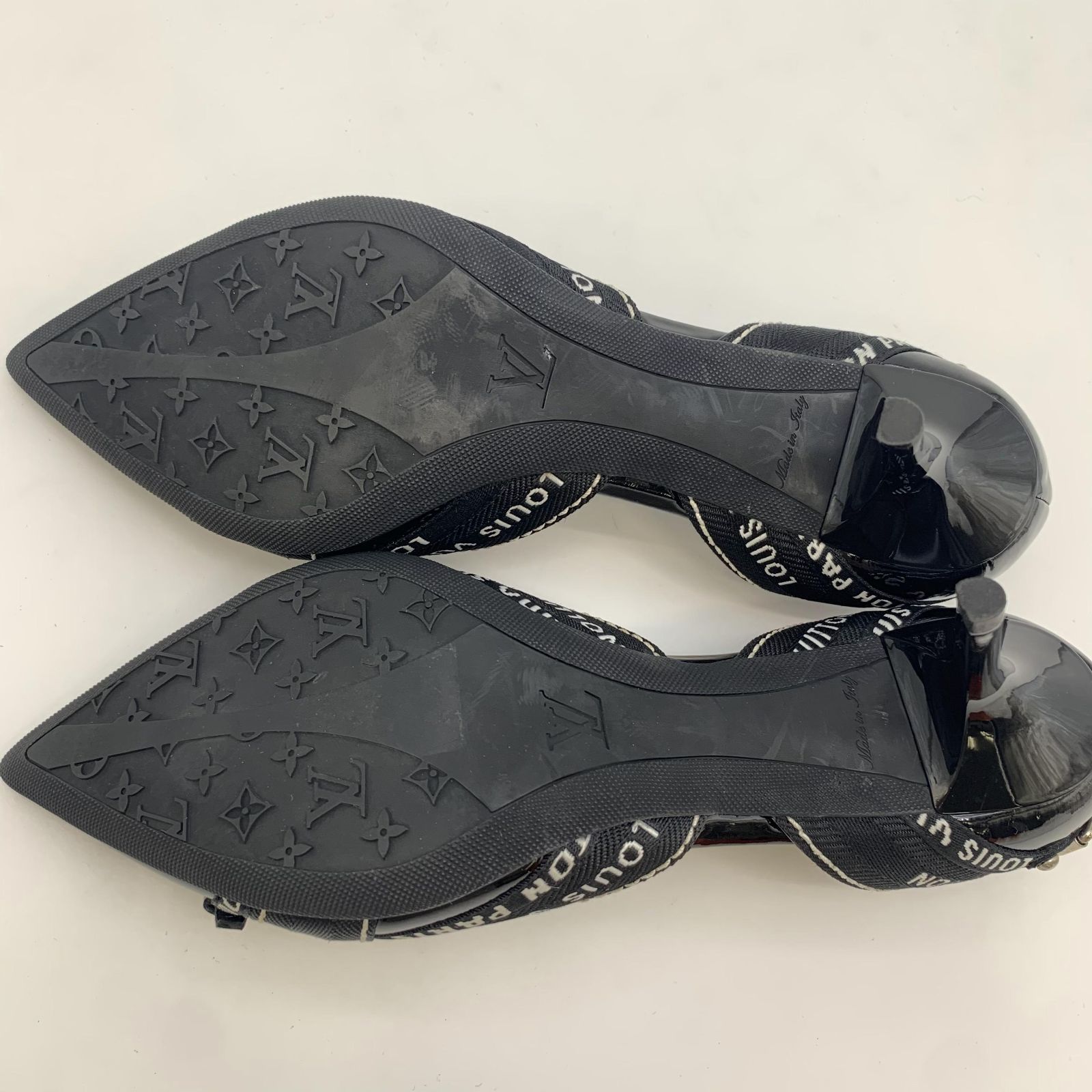 美品】LOUIS VUITTON ルイヴィトン キャンバス×パテントレザー 