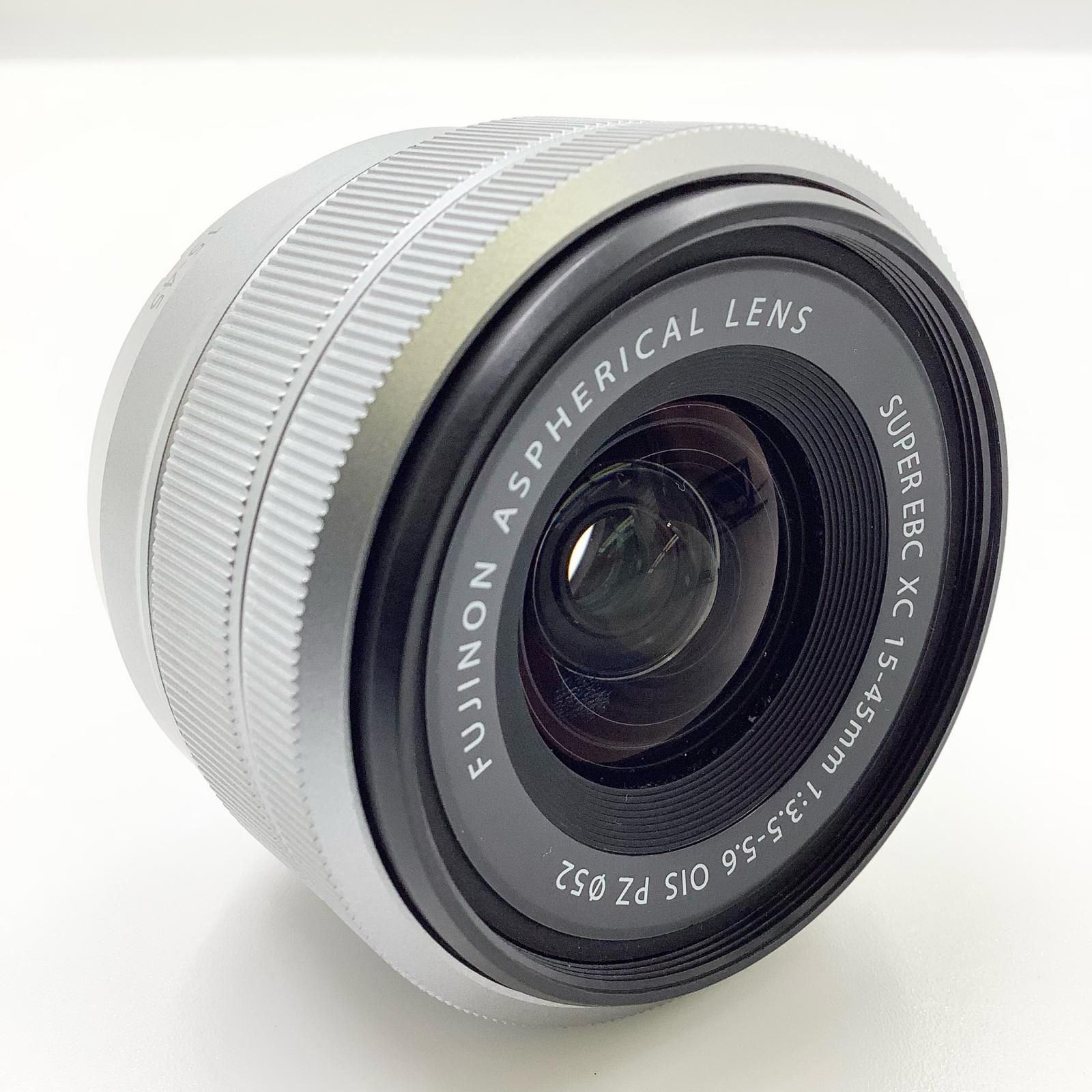 【全額返金保証】【最速発送】FUJIFILM XC 15-45mm F3.5-5.6 OIS PZ シルバー 動作確認済